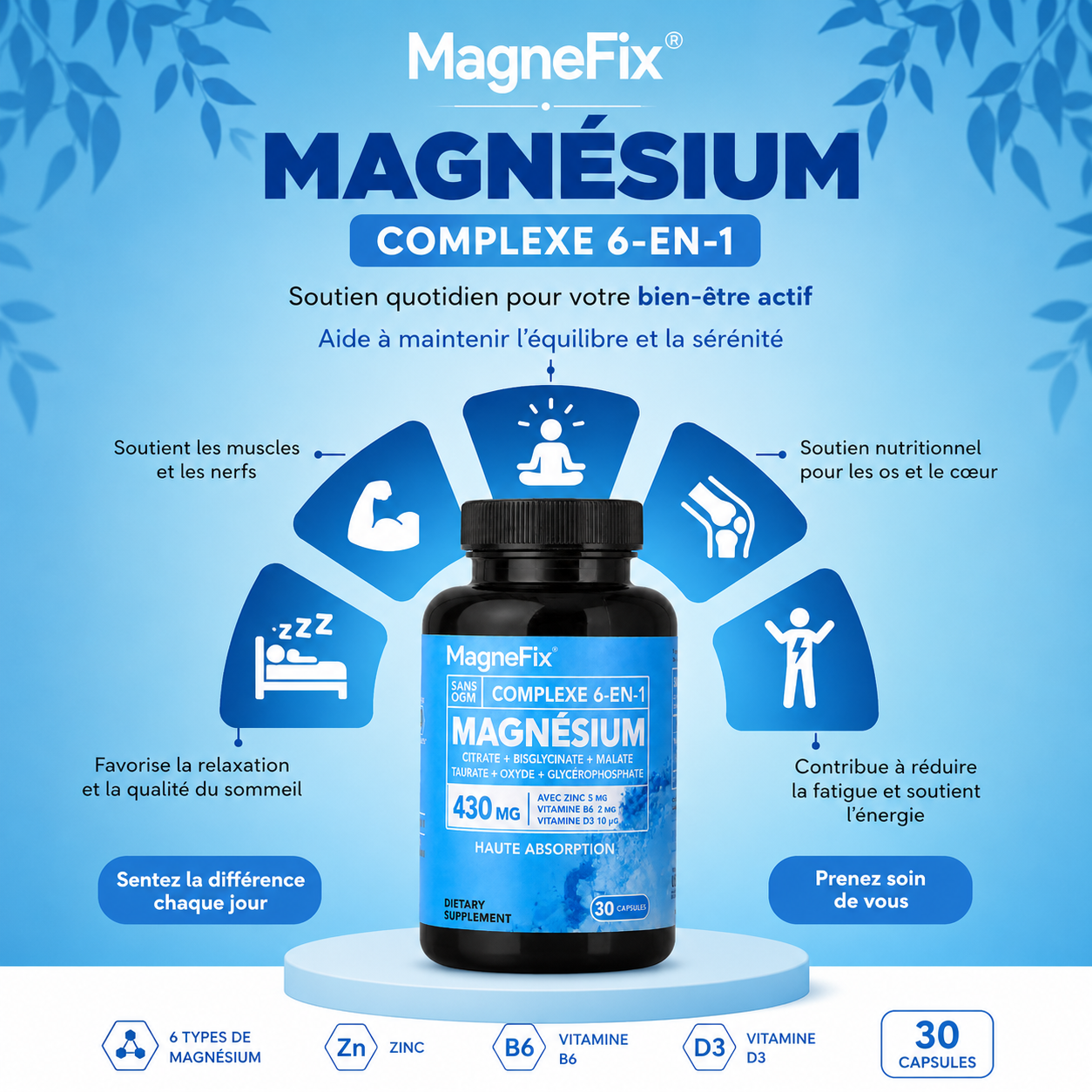 MagneFix™ | Relaxation, Sommeil & Vitalité