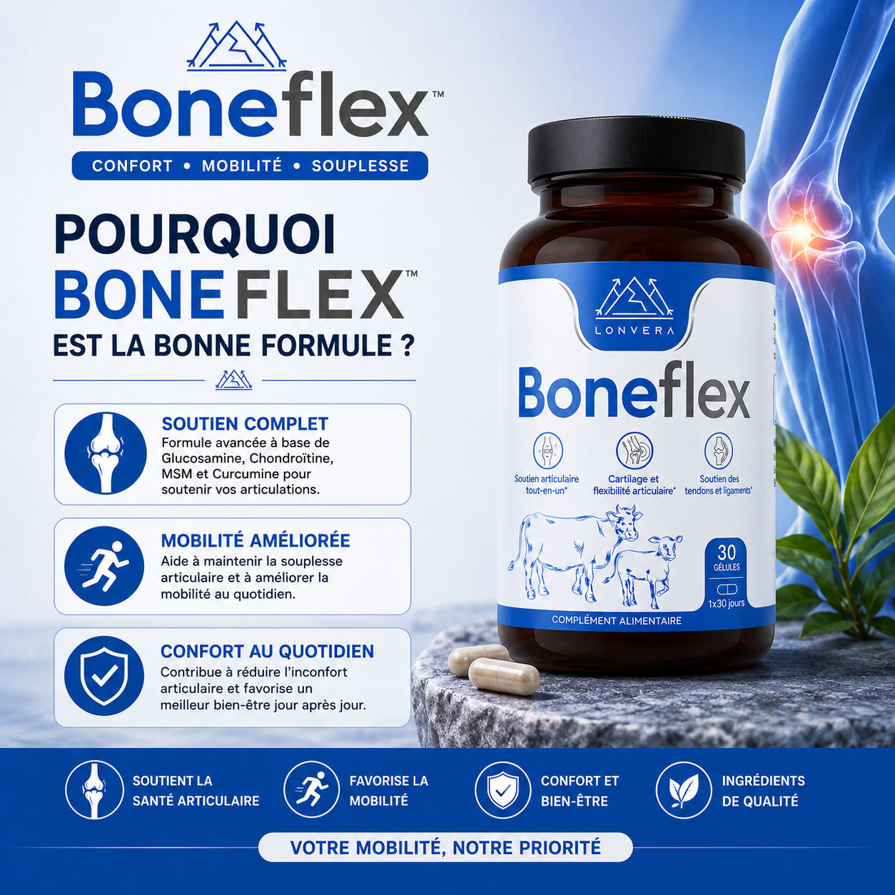 BoneFlex™ | Soutien complet des articulations